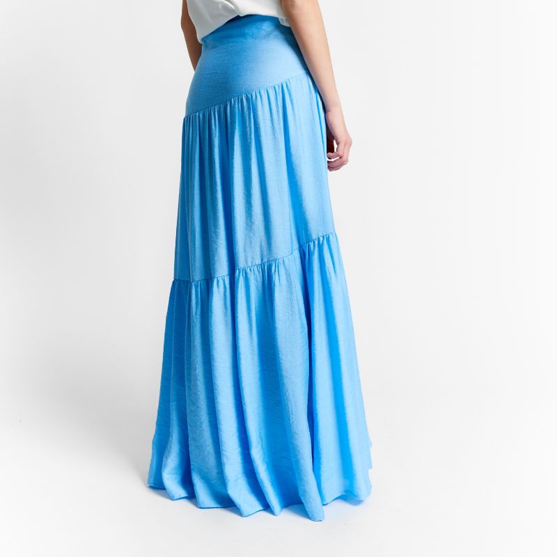 Shaker Skirt - Ionic Blue