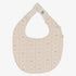 Sweetheart Bib - Cream & Dusty Pink