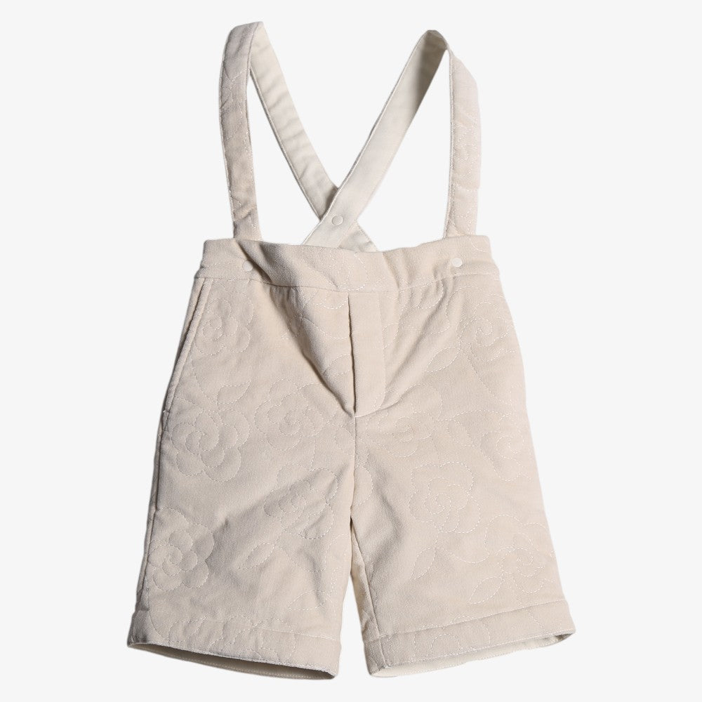 Tufted Suspender Bermuda - Opal
