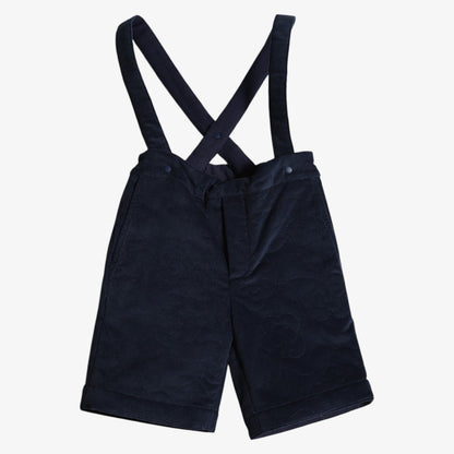 Tufted Suspender Bermuda - Sapphire
