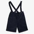 Tufted Suspender Bermuda - Sapphire