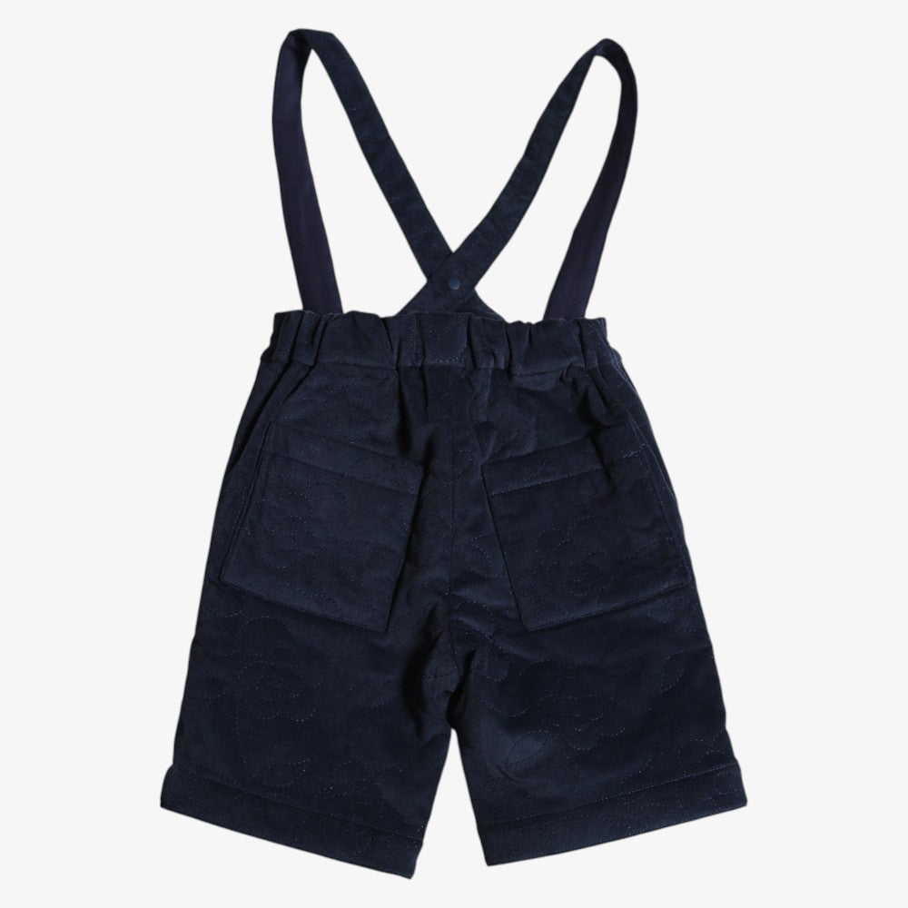 Tufted Suspender Bermuda - Sapphire