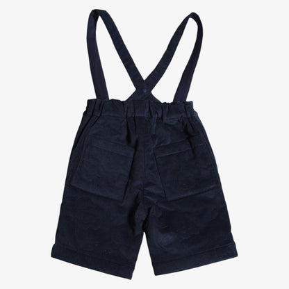 Tufted Suspender Bermuda - Sapphire