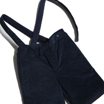 Tufted Suspender Bermuda - Sapphire