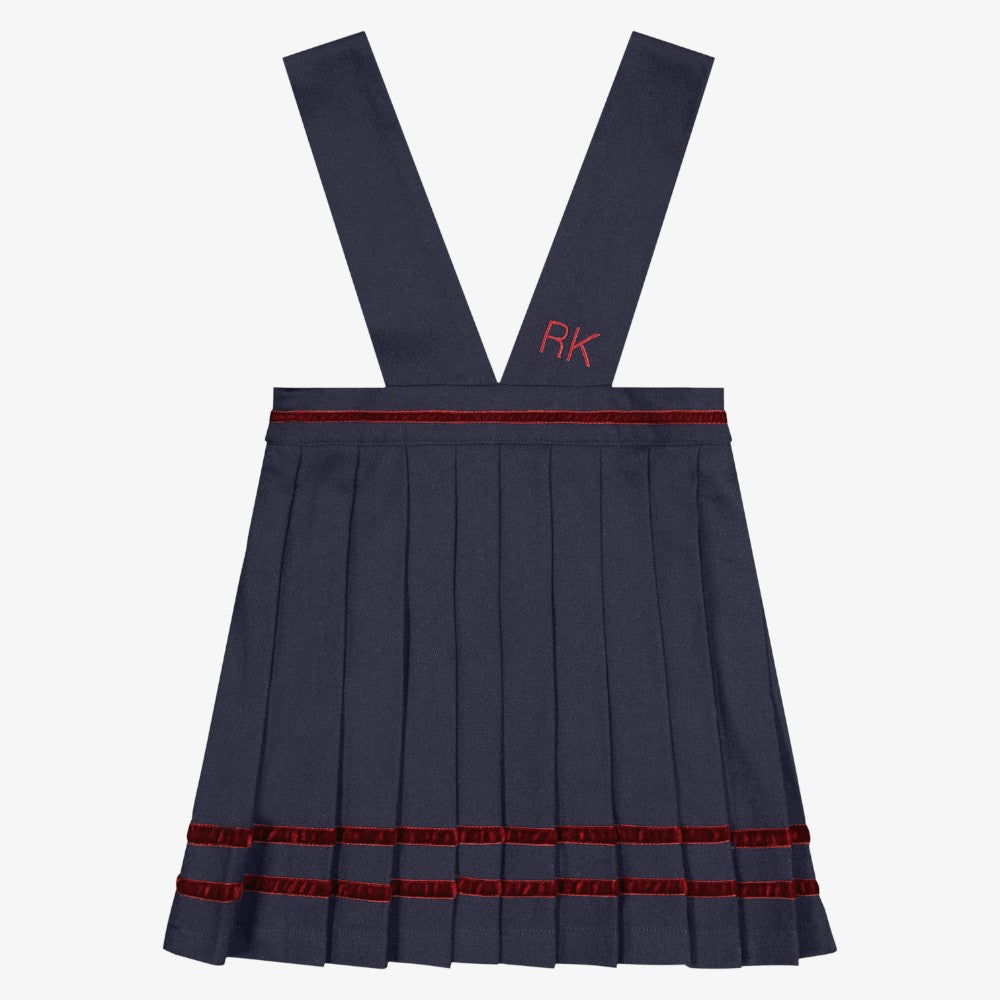 Stella Ribbon Jumper - Navy &amp; Crimson