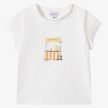 Lemonade T-Shirt And Bloomer - White &amp; Yellow