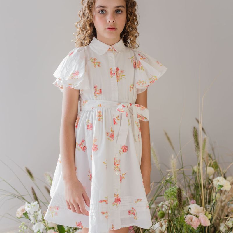 Voile Dress - Petite Rose