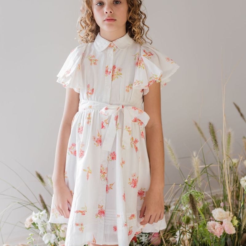 Voile Dress - Petite Rose