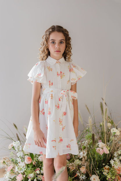 Voile Dress - Petite Rose