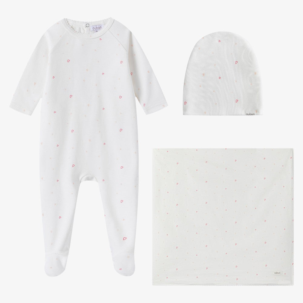 Outline Heart Take Me Home Set - Pink