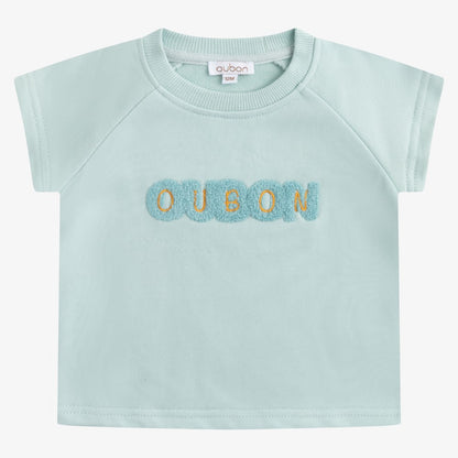 Terry Top And Shorts - Blue