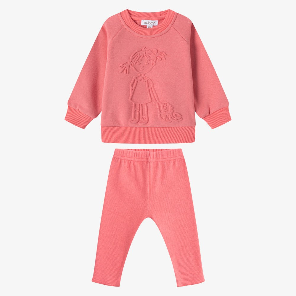 Doll Sweatset - Coral