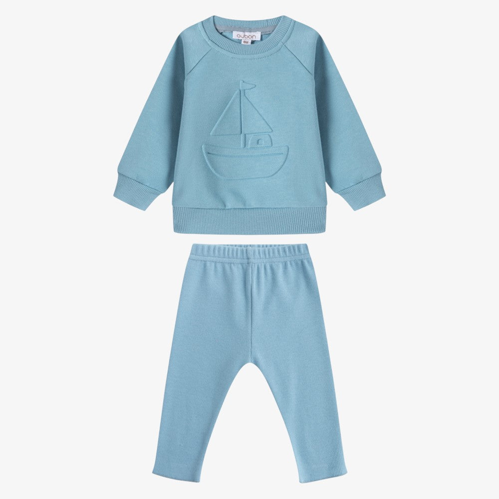 Sailboat Sweatset - Blue