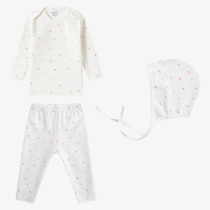Floral 3 Piece Set - Rose