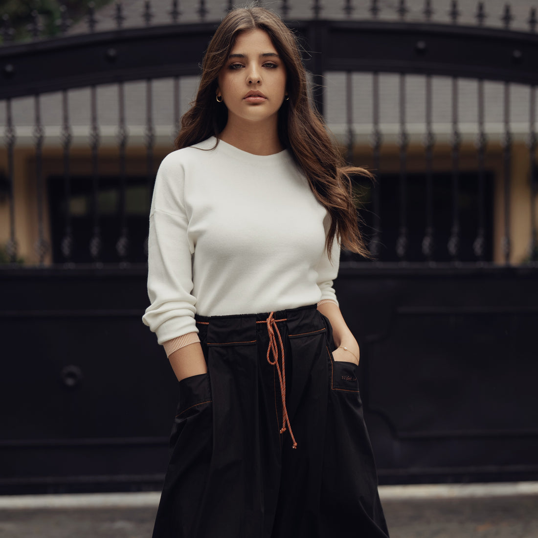 Crewneck Sweater - White