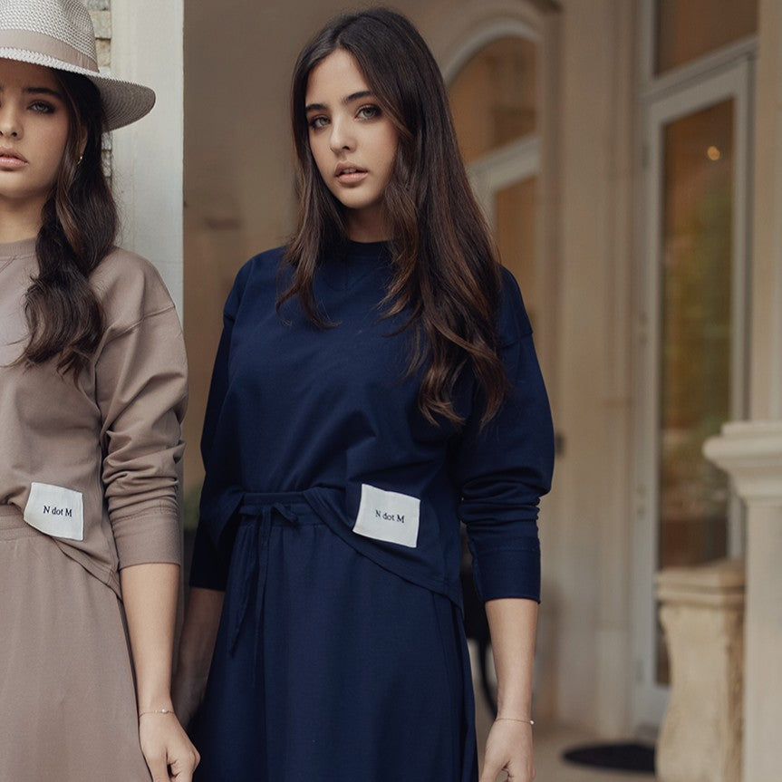 French Terry Set - Blue