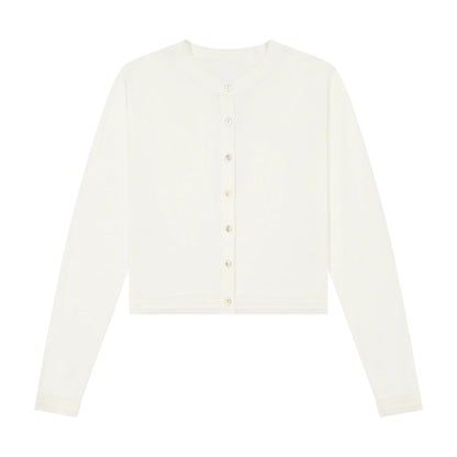 Knit Cardigan - White