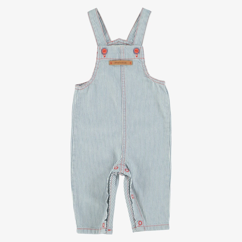 Stripe Romper - Ecru