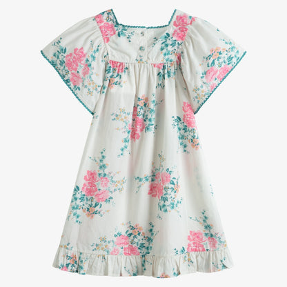 Floral Dress - Pink&amp;ivory