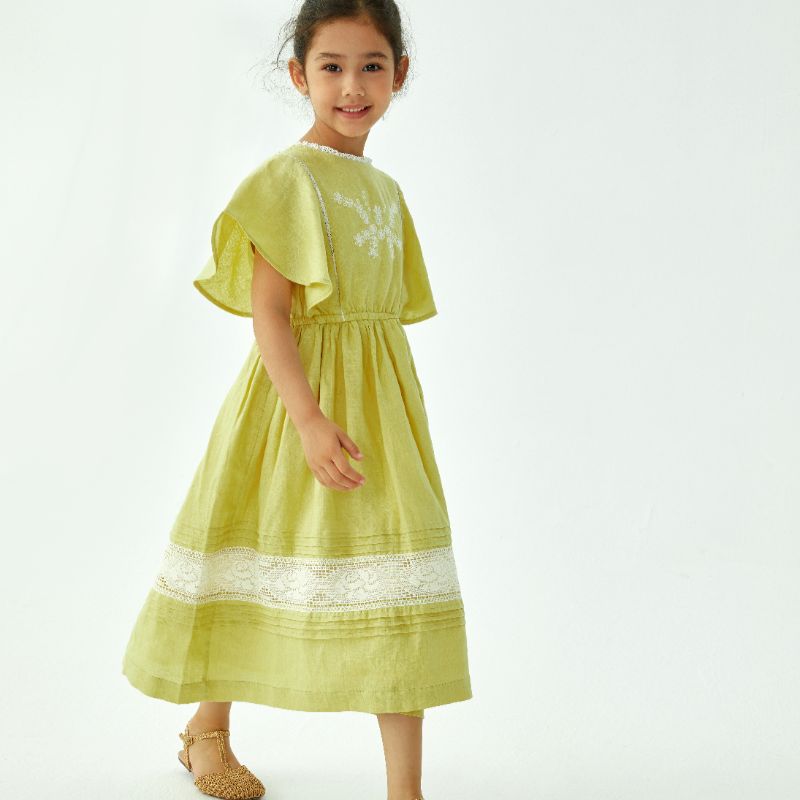 Emilie Dress - Yellow