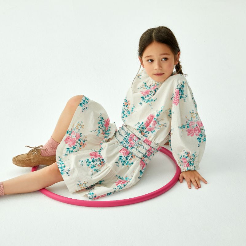 Ilenia Skirt - Pink&ivory