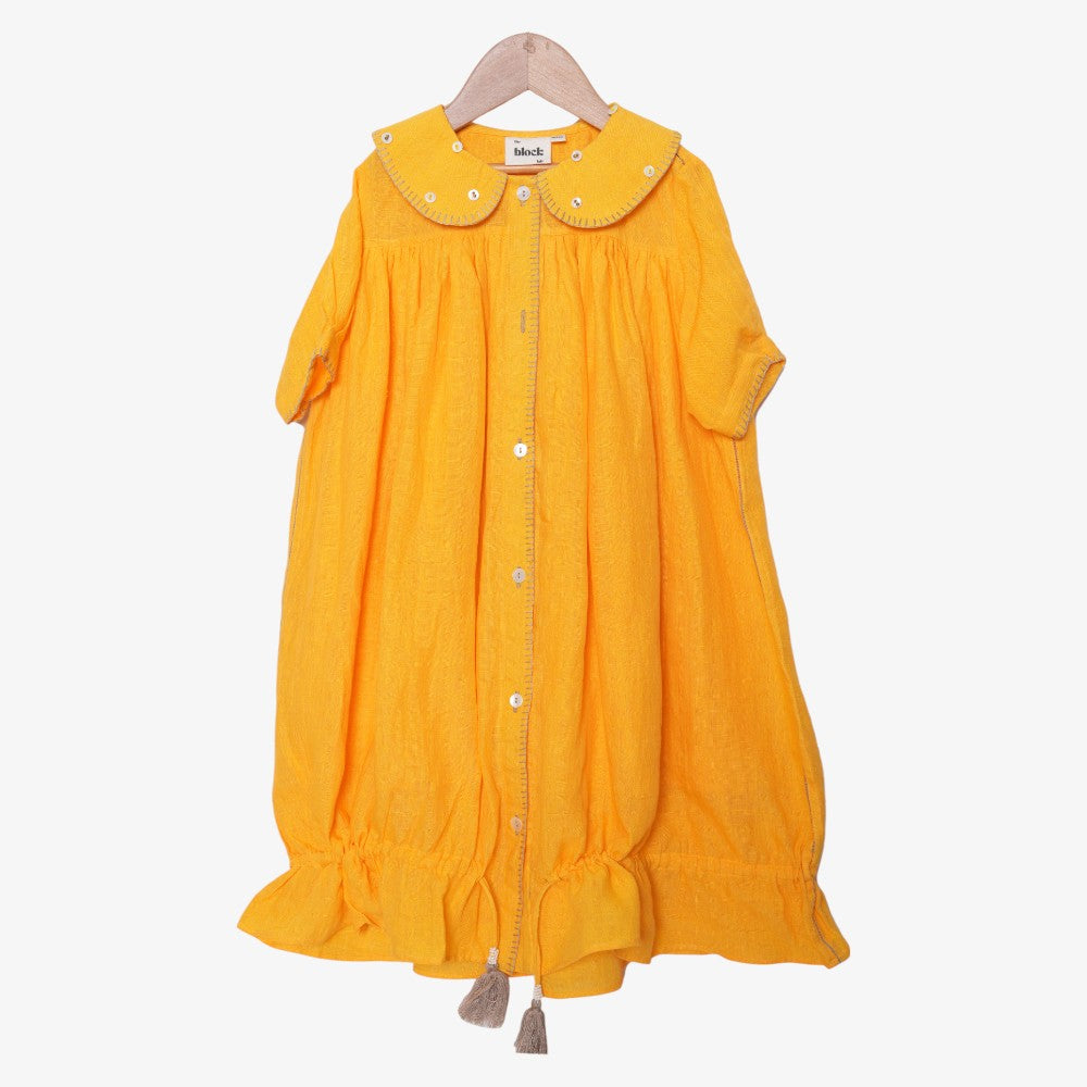 Coral Life Dress - Yellow