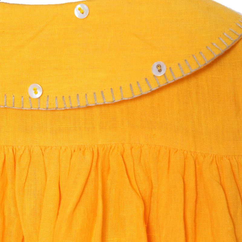 Coral Life Dress - Yellow