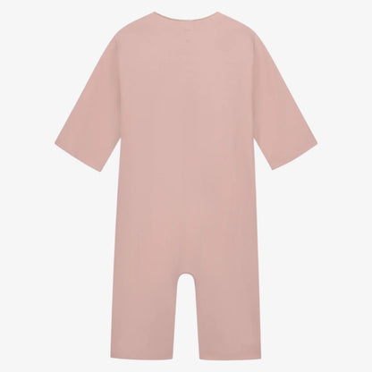 Footie With Snaps - Faded Pink