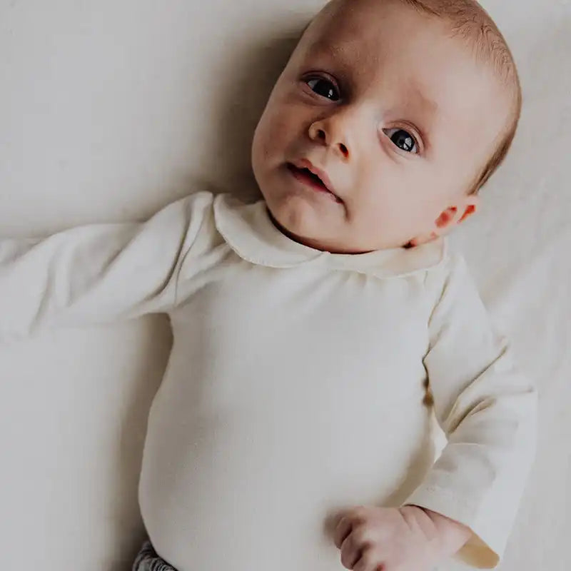 Collar Onesie - Cream