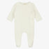 Snap Fit Footie - Cream
