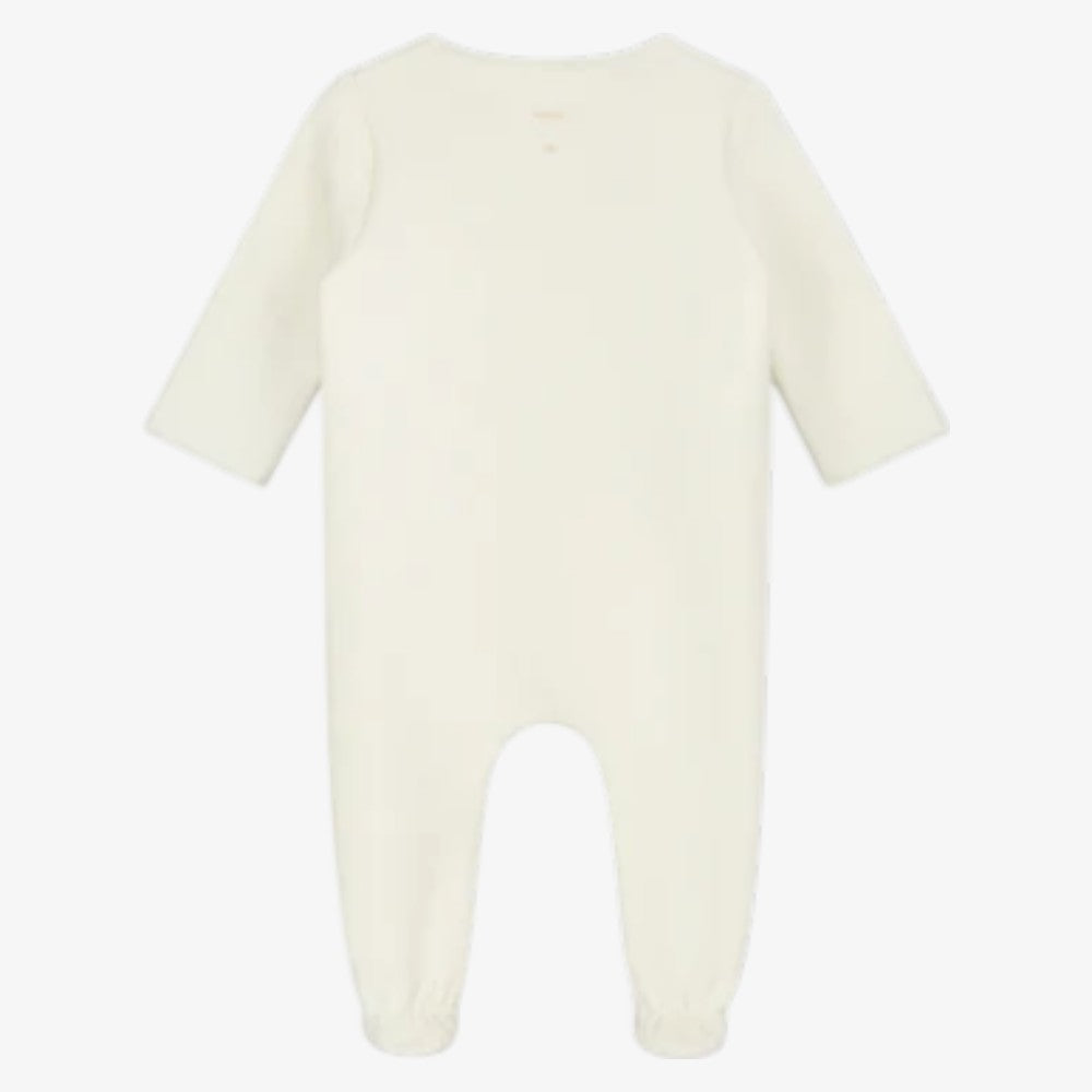 Snap Fit Footie - Cream