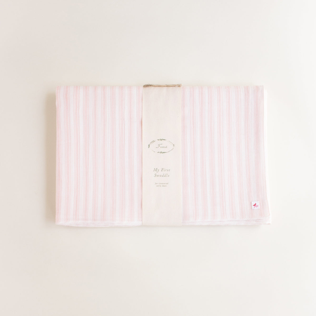 Ticking Swaddle - Pink