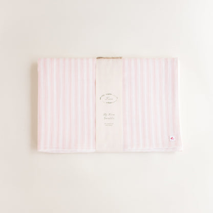 Ticking Swaddle - Pink