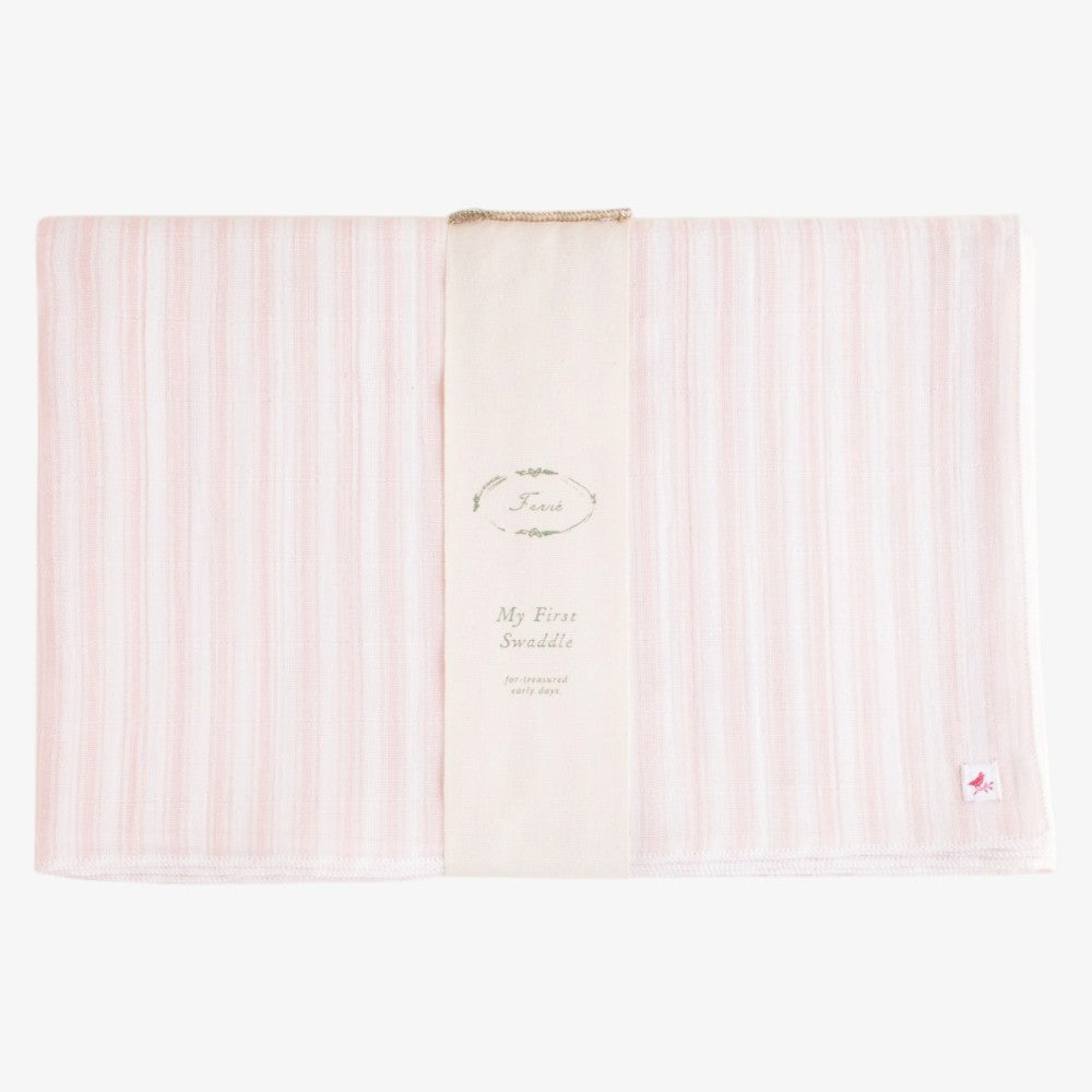 Ticking Swaddle - Pink