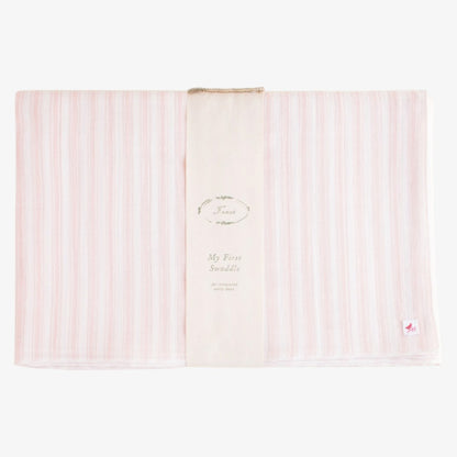 Ticking Swaddle - Pink