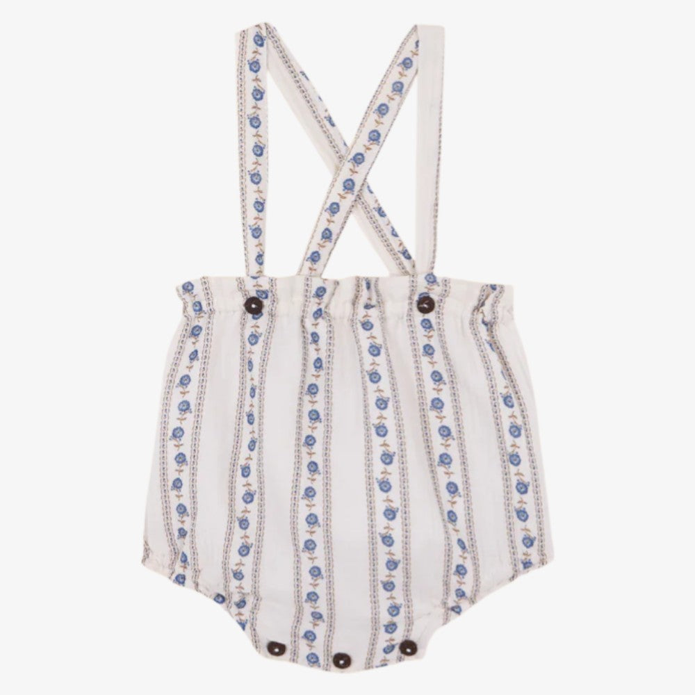 Embroidered Blouse And Bloomer - Ivory