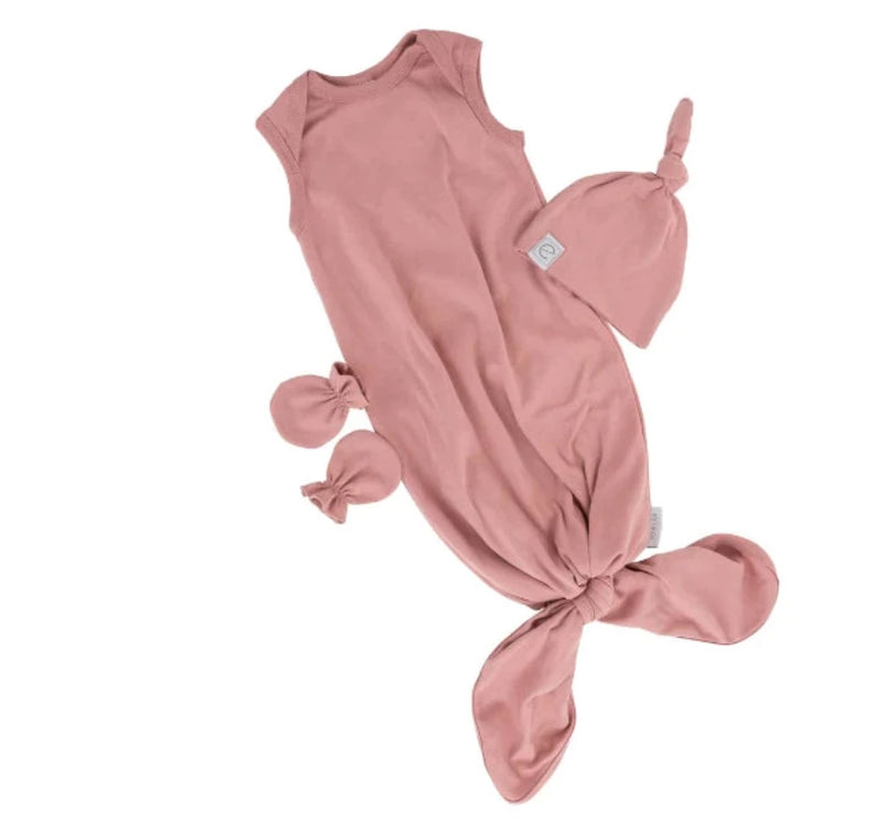 Knot Wearable Blanket Set  - Rose