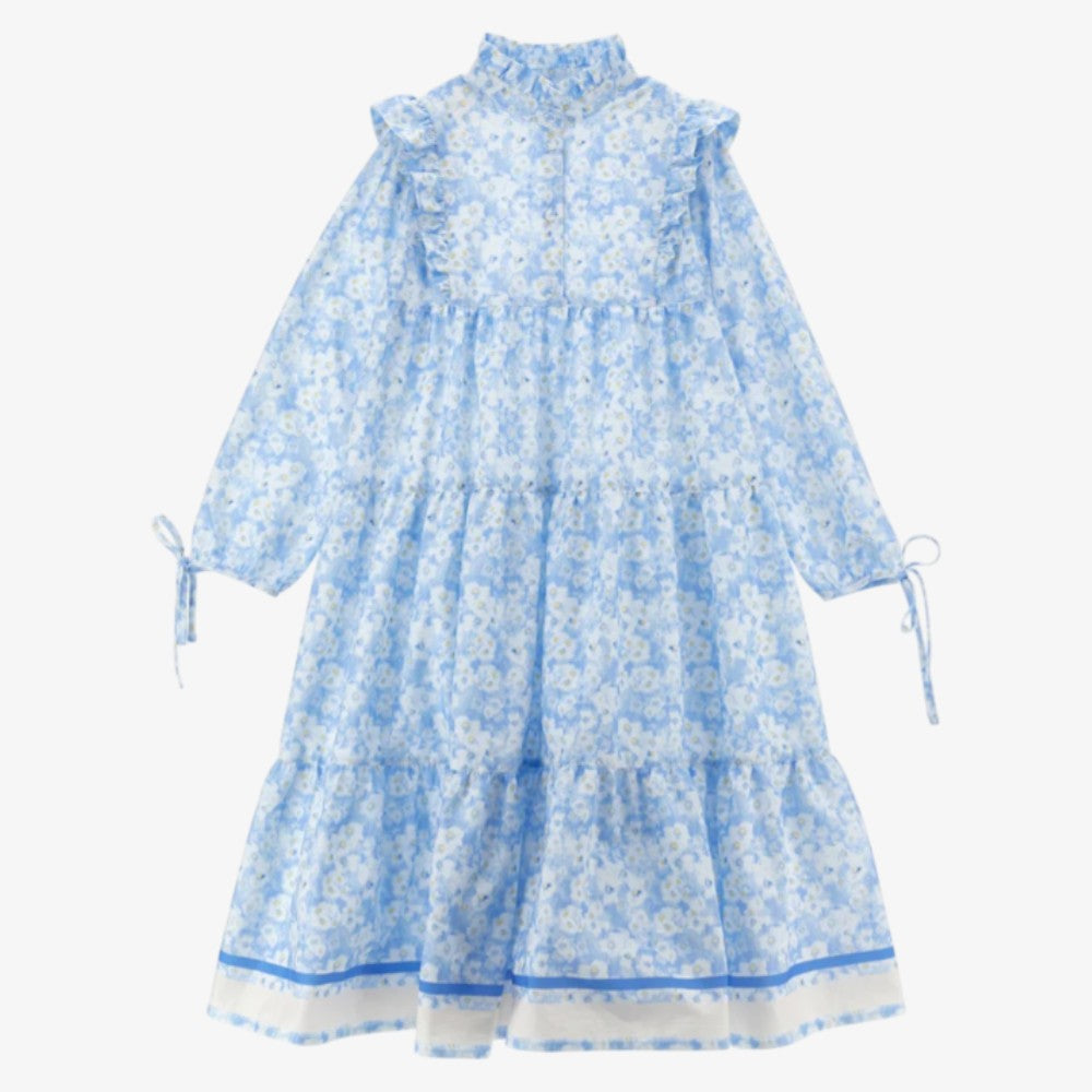 Printed Dress - Blue