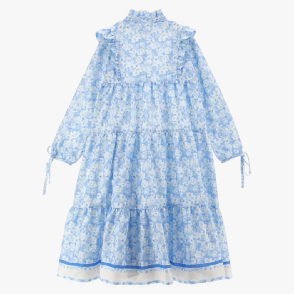 Printed Dress - Blue