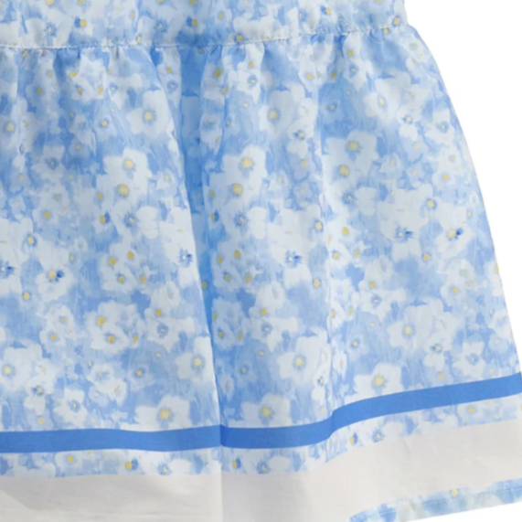 Printed Dress - Blue