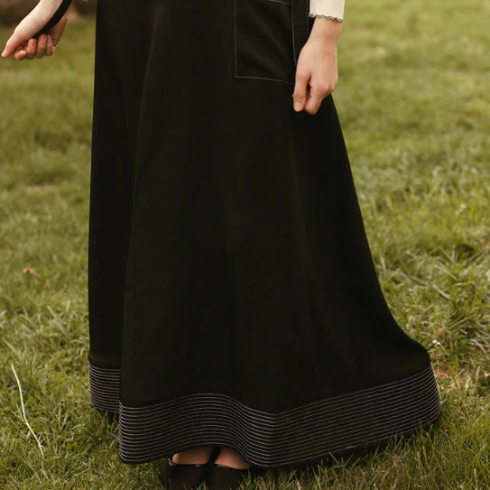Stitched jumper - Black