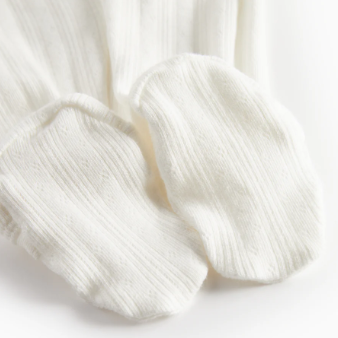 Rubetta Footie - Gentle White