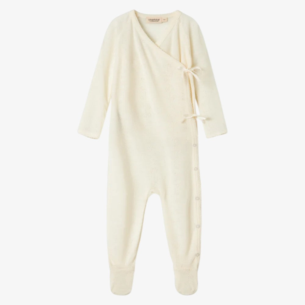 Rubetta Pointelle Footie - Natural