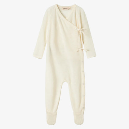 Rubetta Pointelle Footie - Natural
