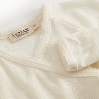 Rubetta Pointelle Footie - Natural