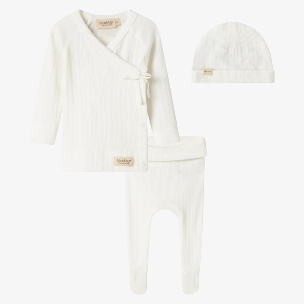 Tut Wrap 3 Piece Set - Gentle White