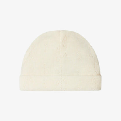 Aiko Pointelle Hat - Natural