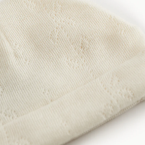 Aiko Pointelle Hat - Natural