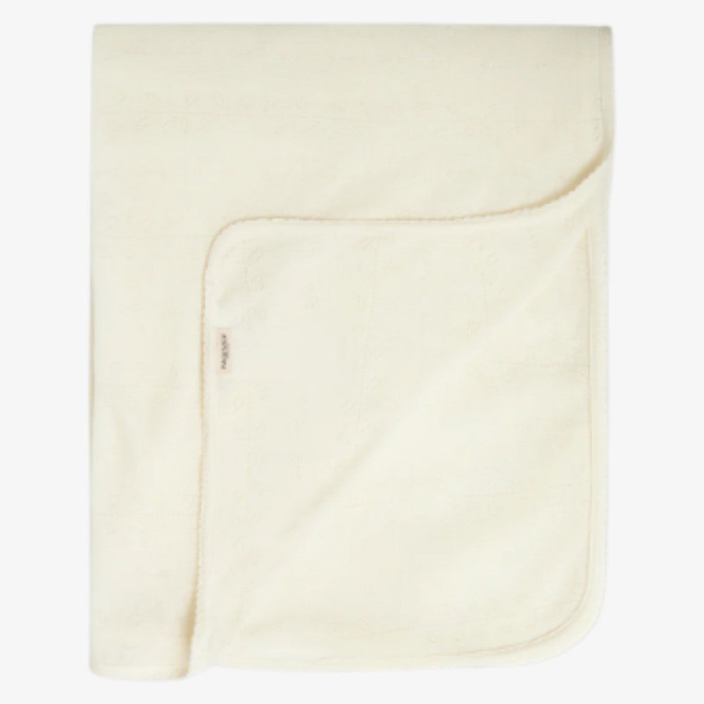 Alida Pointelle Blanket - Natural