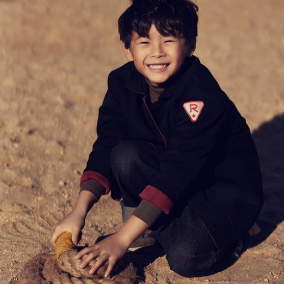 Pocket Jacket - Black/cherry